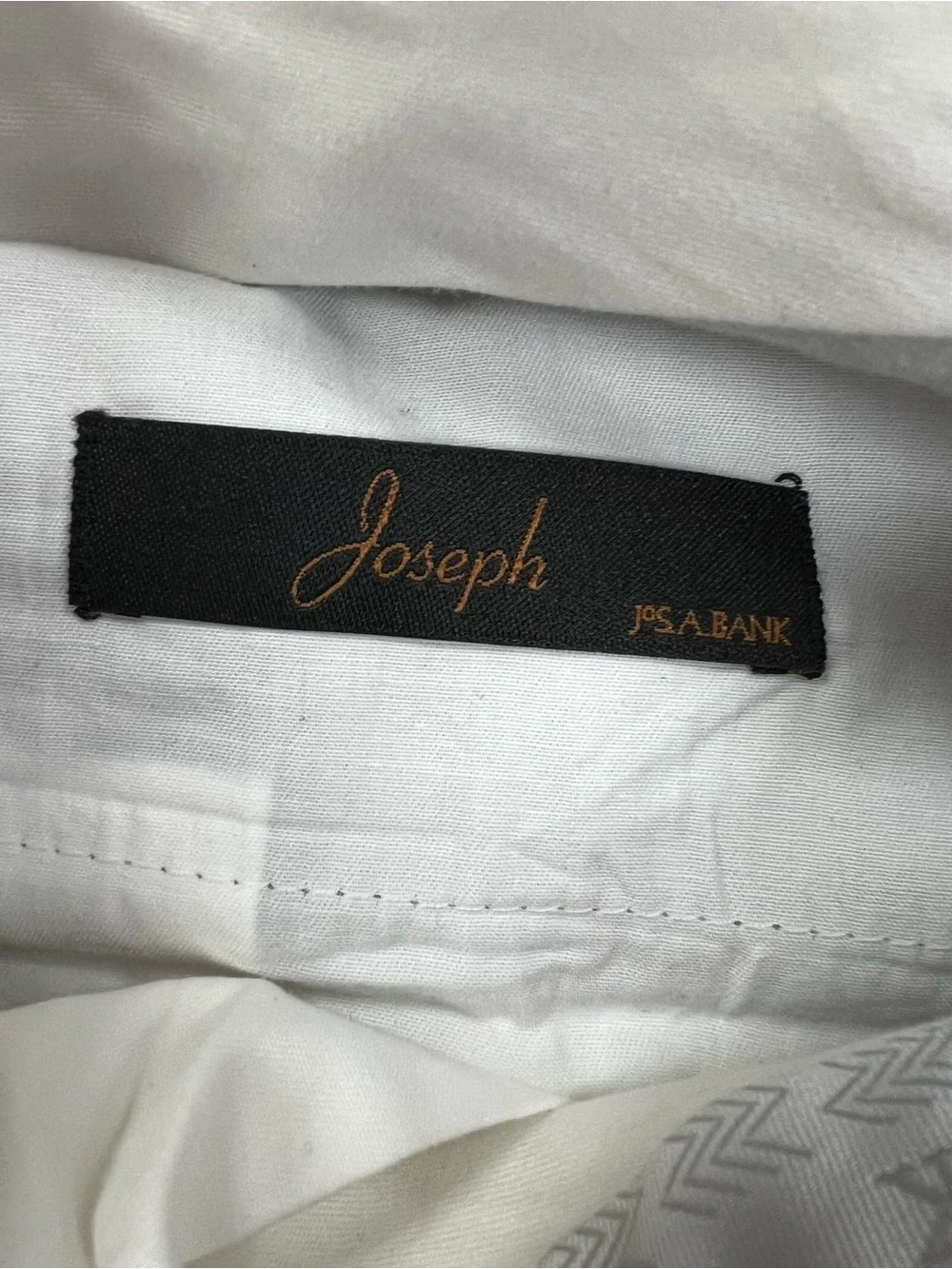Joseph Fancy Weave 100% Wool Jos. A. Bank Brown Pleated Dress Pants Mens 38 Reg